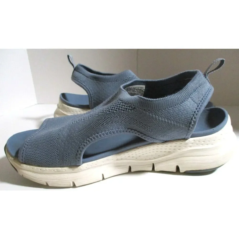 Sketchers Women's Blue Arch Fit Sandals Size 8